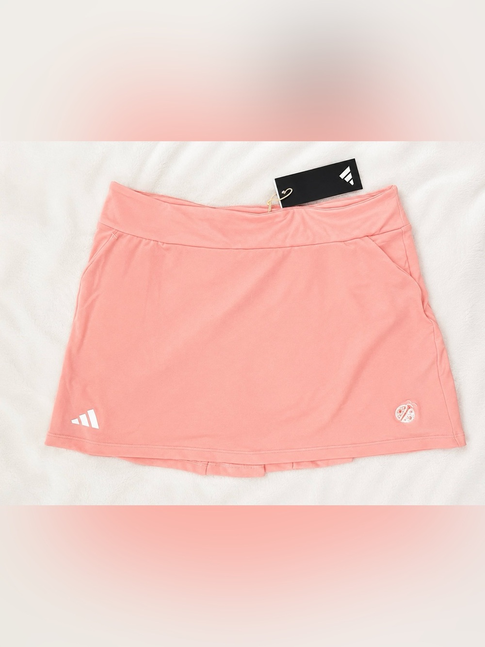 NWT adidas Coral Pink Athletic skort with Built-In Shorts